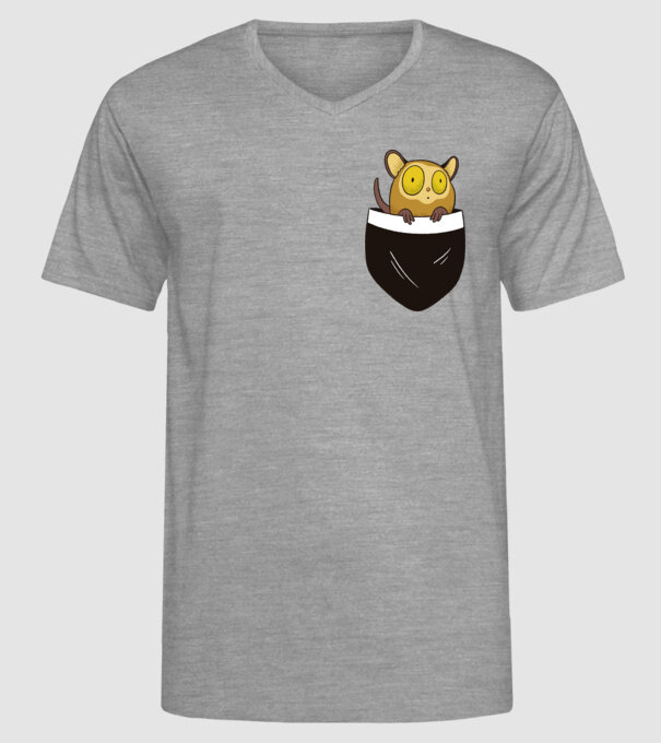 Maki de buzunar model gri pe tricou