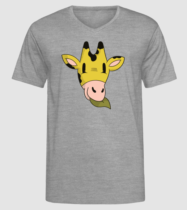 Cap Girafă model gri pe tricou