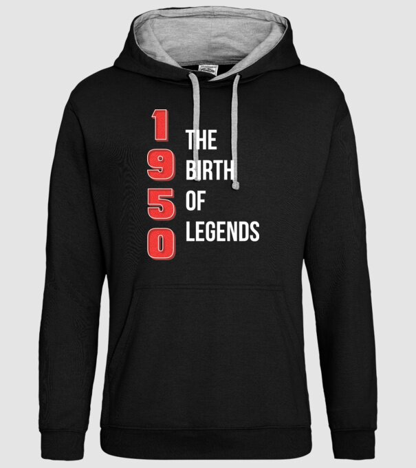 1950 the birth of legends model negru pe tricou