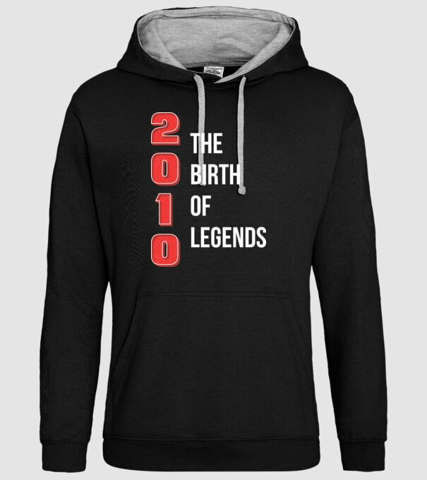 2010 the birth of legends model negru pe tricou
