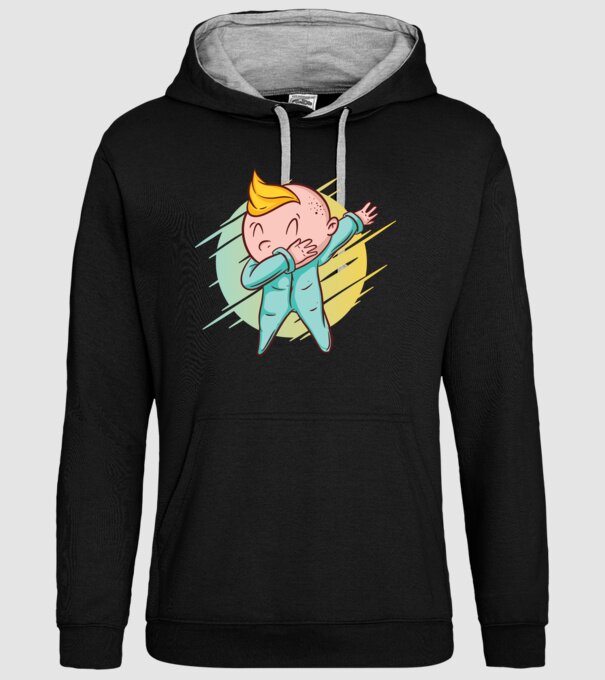 Bebe DAB model negru pe tricou