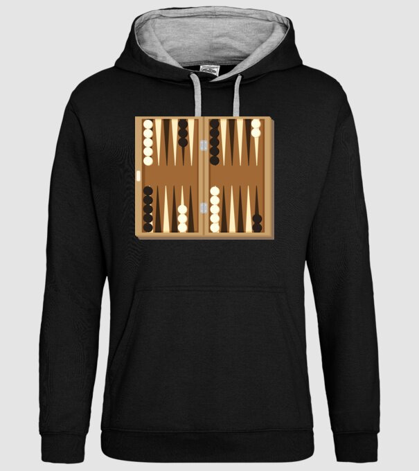 Joc de table model negru pe tricou