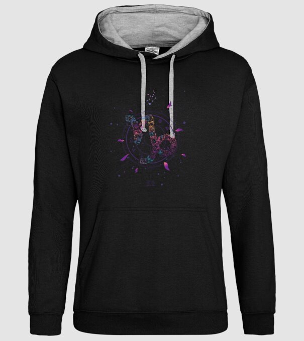 Capricorn Zodiac model negru pe tricou