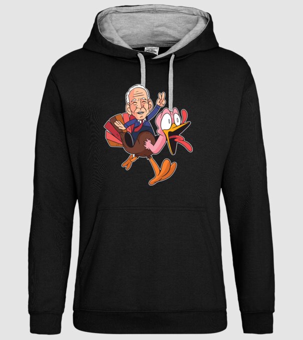 Biden Thanksgiving model negru pe tricou