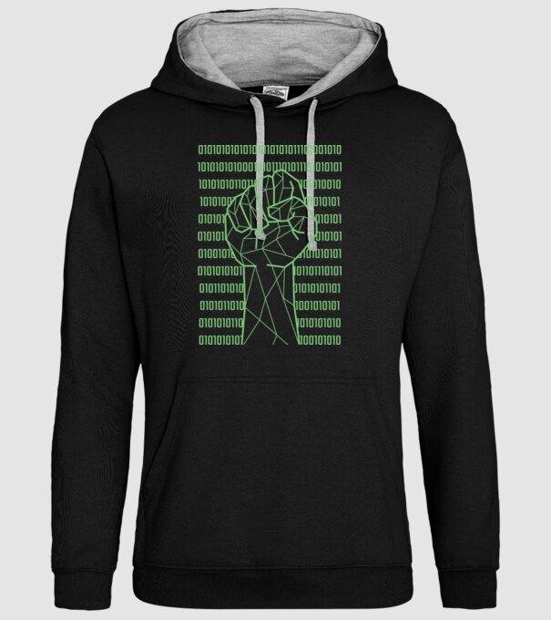 Pumn binar model negru pe tricou