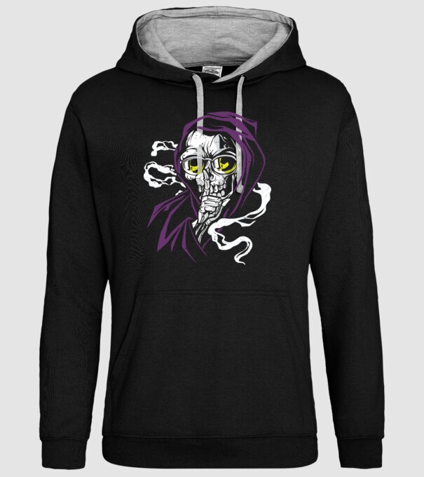 Ucigaș tăcut model negru pe tricou