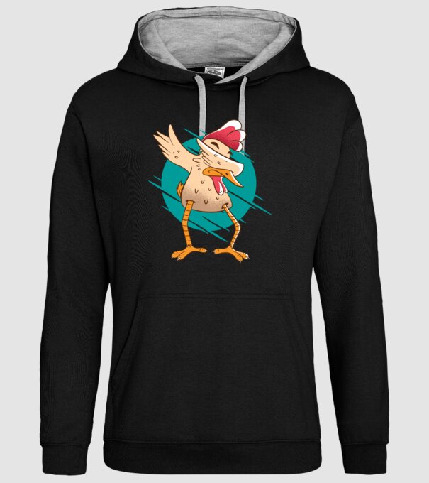 Pui DAB model negru pe tricou