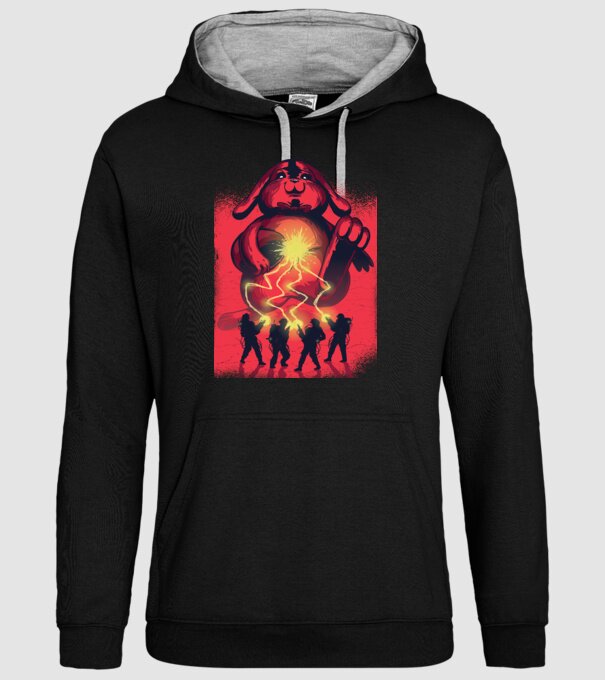Easter Busters model negru pe tricou