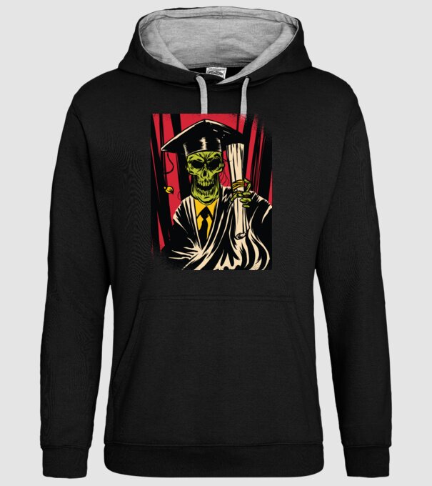 Proaspăt absolvent Absolvire model negru pe tricou