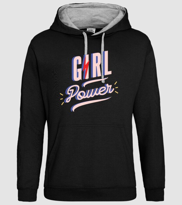 Girl Power de Ziua Femeii model negru pe tricou