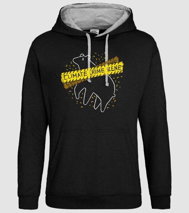 Încălzire globală studiul locației model negru pe tricou