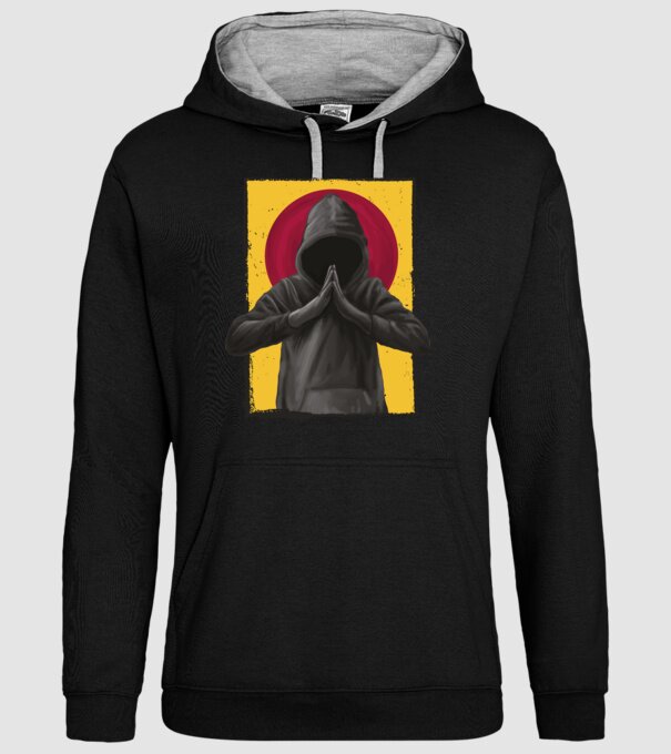 Rugăciune Hacker model negru pe tricou