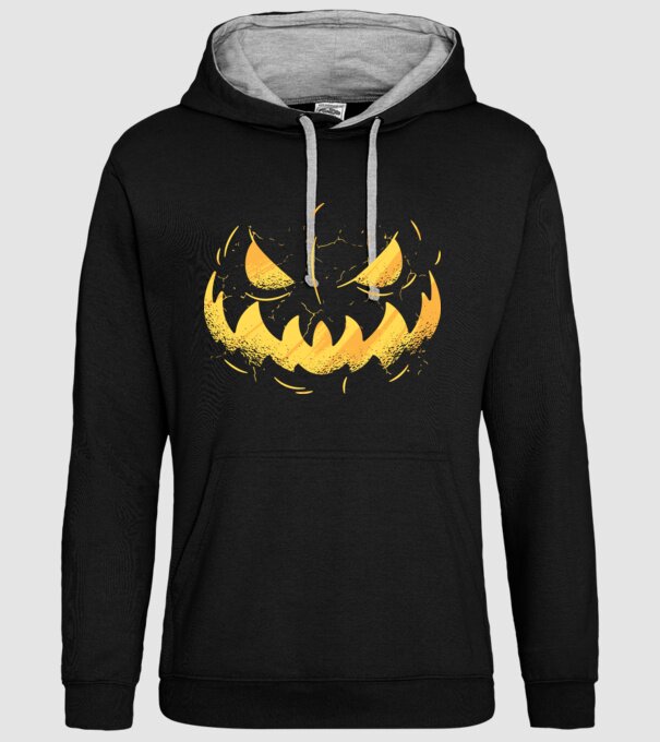 dovleac înfricoșător Halloween model negru pe tricou