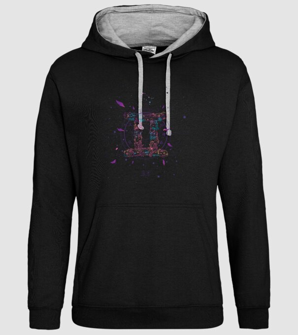 Gemini Zodiac model negru pe tricou