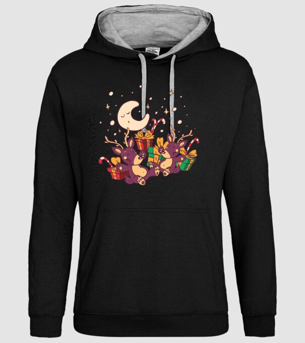Cadouri de Crăciun model negru pe tricou