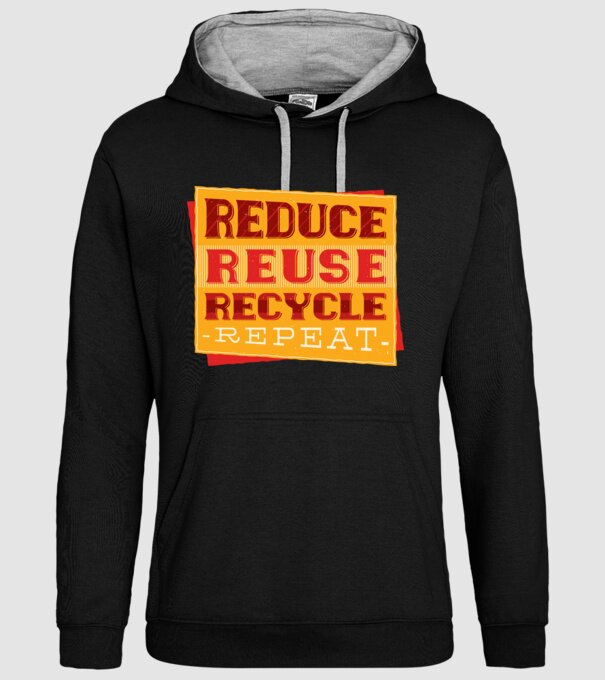 Protecția mediului model negru pe tricou