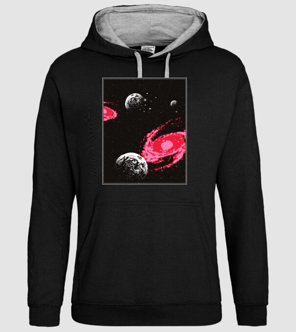 Cosmos Spațiu model negru pe tricou