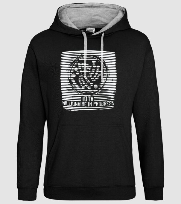 Criptomonedă Miliardar în curs de încărcare model negru pe tricou