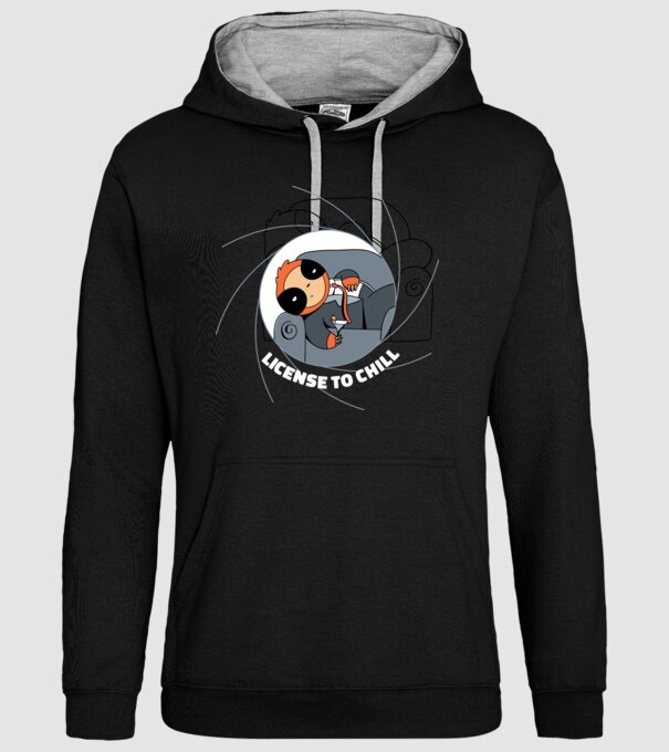 Leneș Bond 007 model negru pe tricou