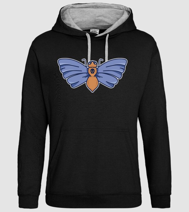 Molie model negru pe tricou