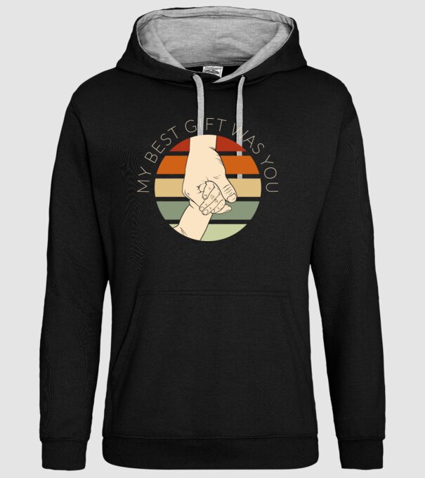 My Best Gift Was You model negru pe tricou