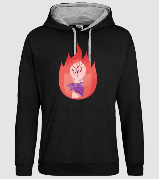 Egalitatea femeilor Ziua femeii model negru pe tricou