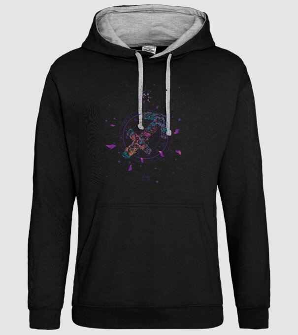 Saggitarius Zodiac model negru pe tricou