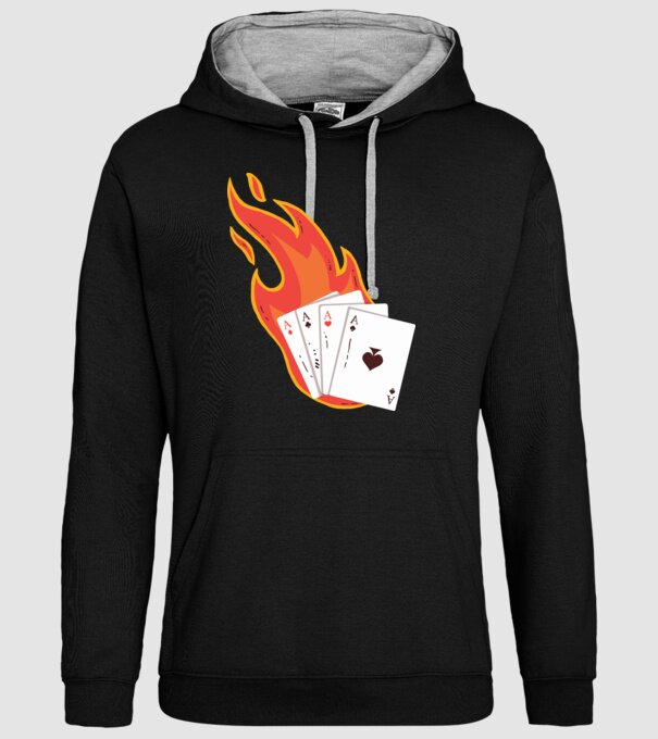 Poker model negru pe tricou