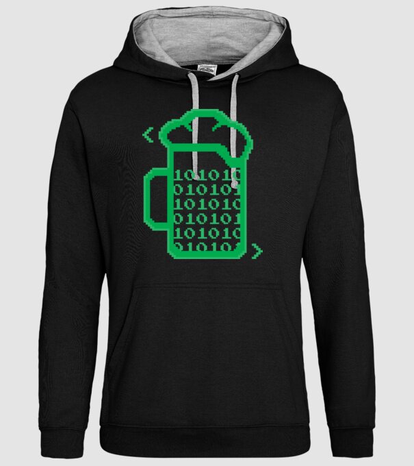 Bere Programator model negru pe tricou