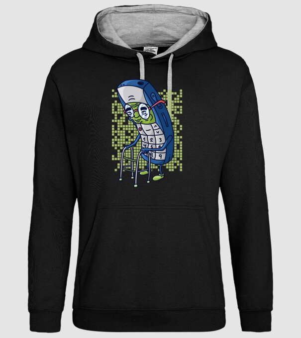 Câine drăguț schiind model negru pe tricou