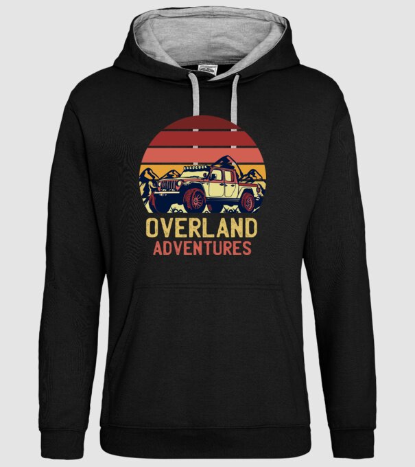 Jeep Retro model negru pe tricou