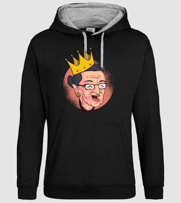 Ruth Bader Ginsburg model negru pe tricou
