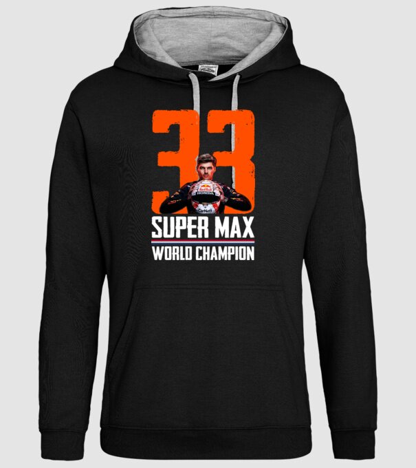 Super Max Formula 1 World Champion model negru pe tricou