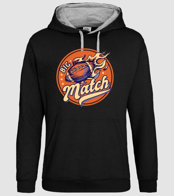 Superbowl meci de fotbal american model negru pe tricou