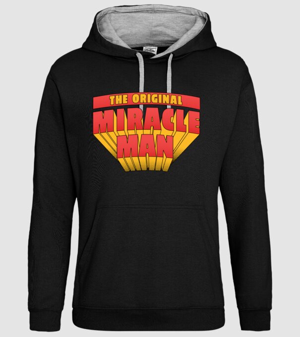 The Original Miracle Man model negru pe tricou