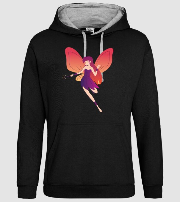 Magia zânelor model negru pe tricou