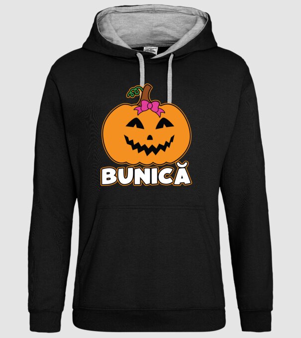 bunică model negru pe tricou