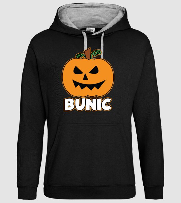 bunic model negru pe tricou