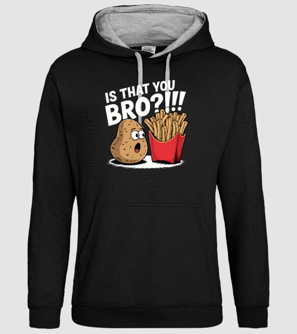Is that you BRO?!! Negru model negru pe tricou