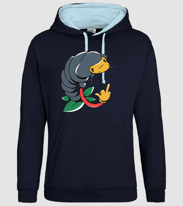 Izopodă model albastru închis pe tricou