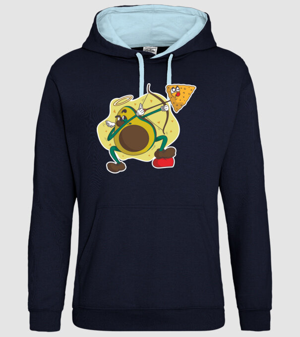 Dragoste de Avocado model albastru închis pe tricou