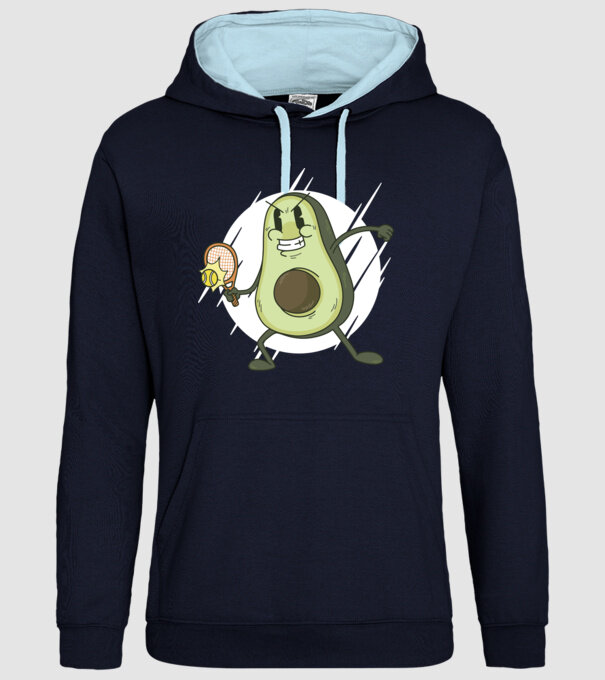 Tenis Avocado model albastru închis pe tricou
