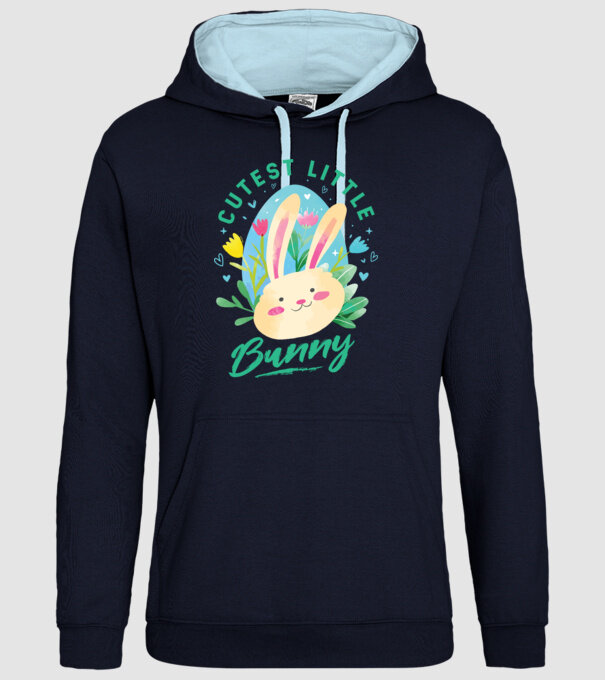 Cel mai dulce iepuraș model albastru închis pe tricou