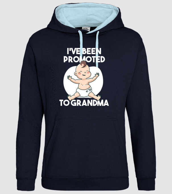 Am devenit bunică model albastru închis pe tricou
