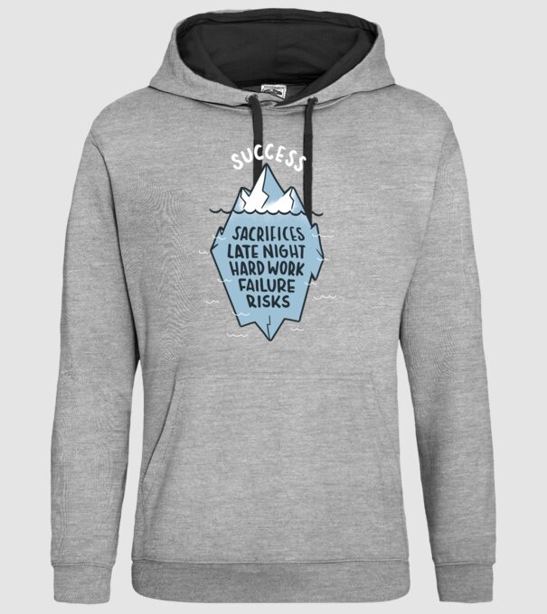Succesul este doar vârful icebergului model gri pe tricou