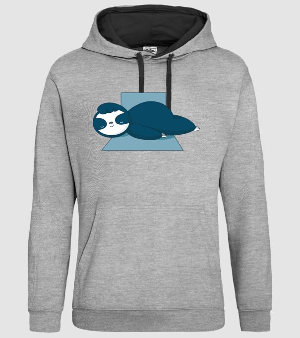 Leneș dormind model gri pe tricou