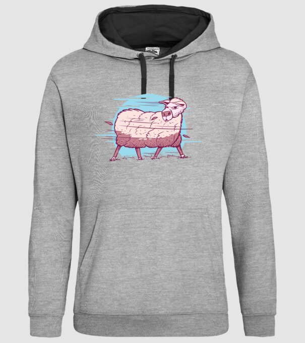 Miel în furtună model gri pe tricou
