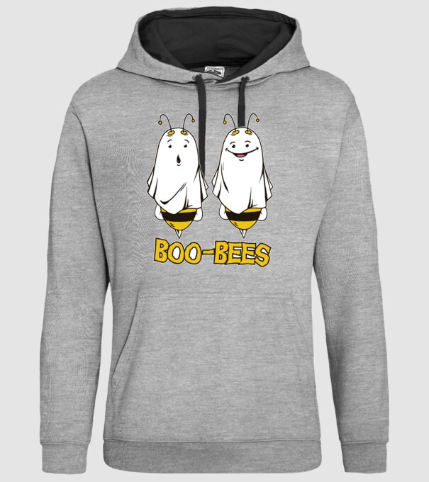 Boo Bees - Albine fantomă Halloween model gri pe tricou