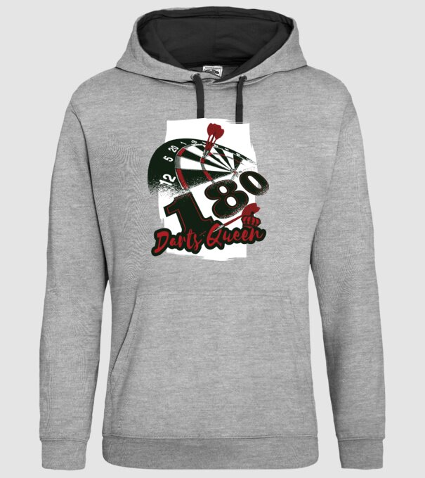 Regina Darts model gri pe tricou
