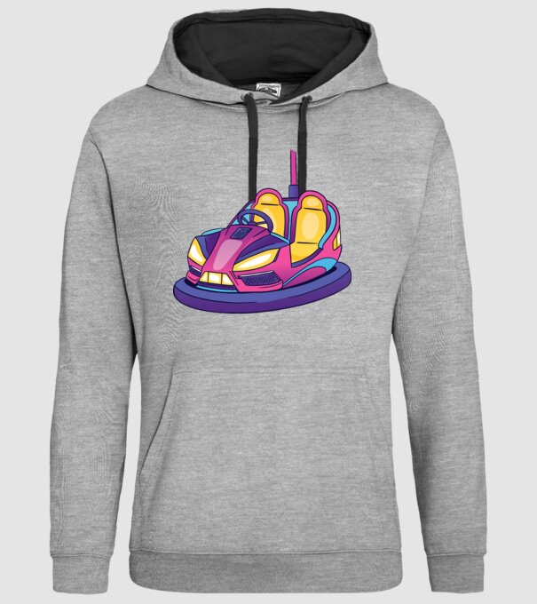 Dodgem model gri pe tricou